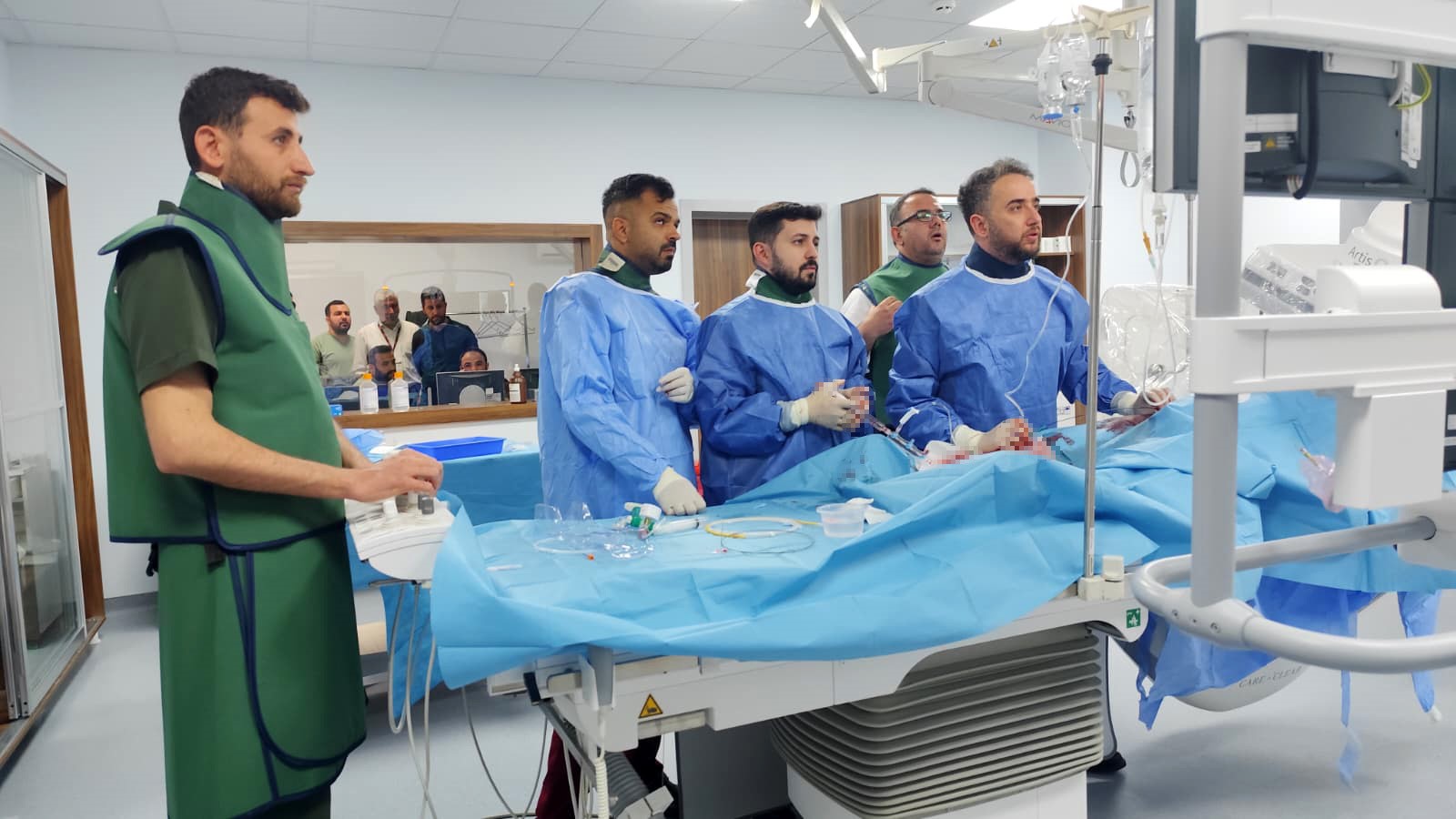 Kâhta’da Açılan Anjiyo Ünitesinde İlk Hasta Başarıyla Tedavi Edildi