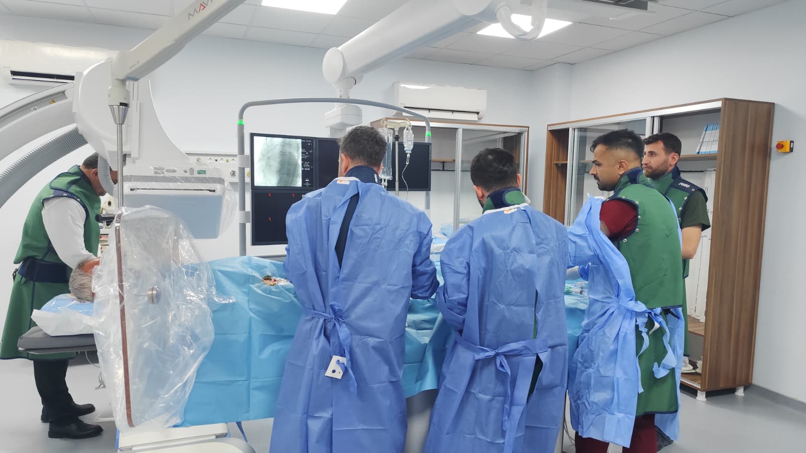 Kâhta’da Açılan Anjiyo Ünitesinde İlk Hasta Başarıyla Tedavi Edildi