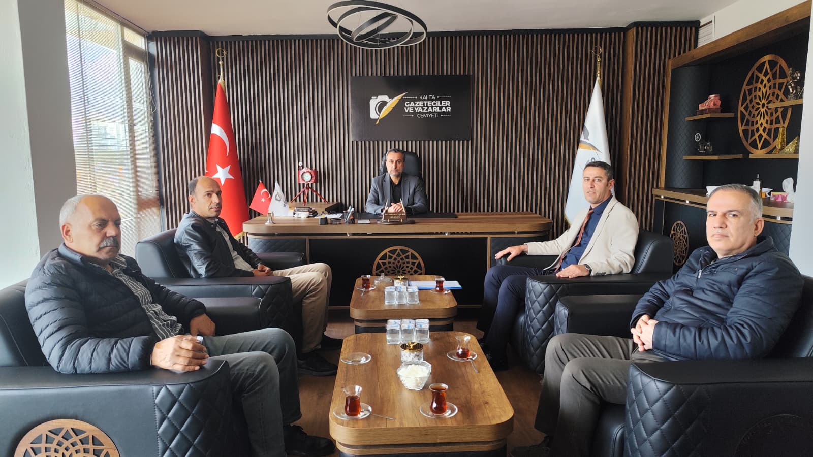 Kahta Tarım ve Orman Müdürü Yıldırım Gazetecilerle Bir Araya Geldi