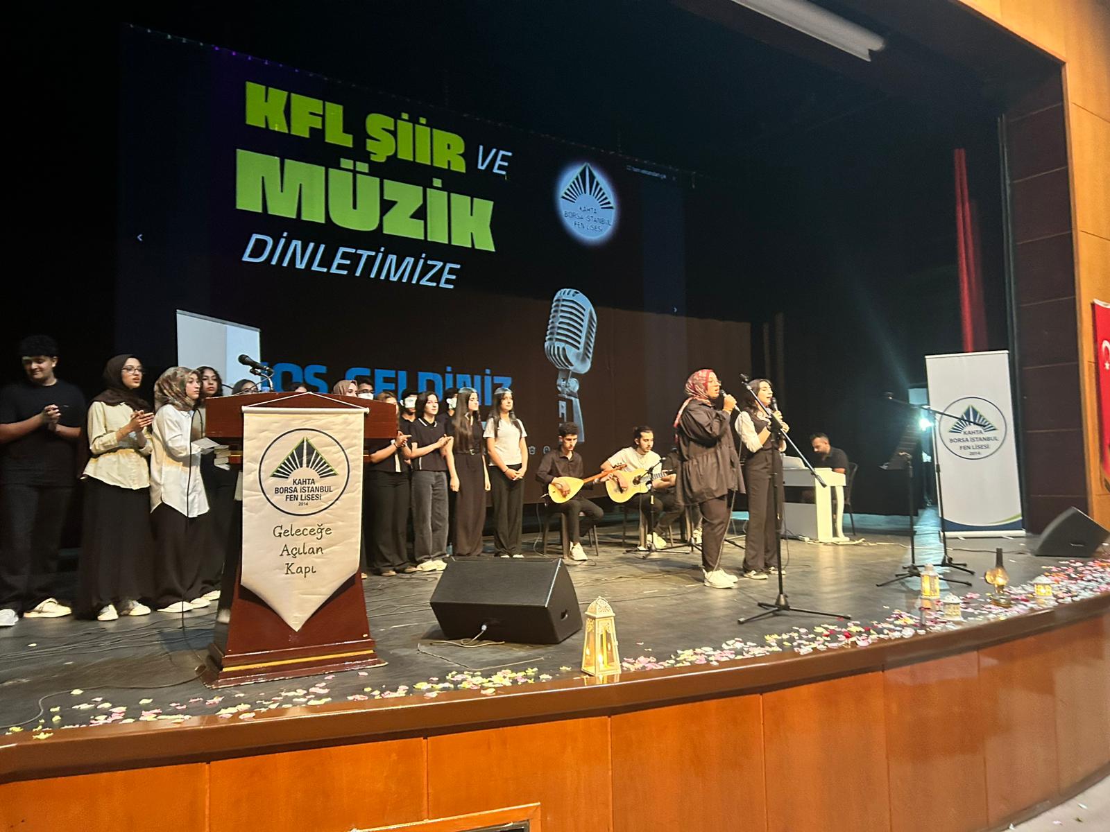 Kahta Borsa İstanbul Fen Lisesi’nden Duygu Dolu Dinleti