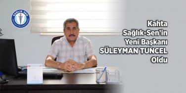 Kahta Sağlık-Sen Şube Başkanlığı’nda Görev Değişimi